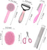 6 6-in-1 Cat Grooming Brush Kit Tools - Deshedding & Dematting for Long/Short Hair, Self-Cleaning Slicker Brush