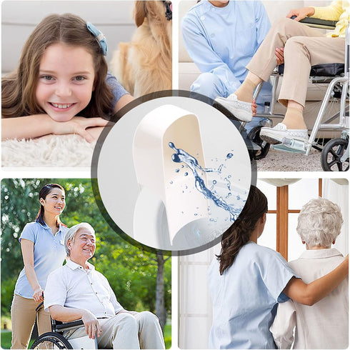 Toilet Splash Guard Urine Diverter - Anti-Splash Pee Guard for Toilet Seat, Ideal for Men, Elderly, Disabled & Boys