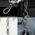 Heavy Duty Titanium Carabiner Clip Hook EDC Keychain - Anti-Lost Quick Release Key Chain for Keys