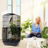 Adjustable Bird Cage Netting Seed Catcher, Large Soft Breathable Mesh for Indoor Round Square Cages (Circumference