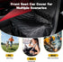 2-Pack 900D Front Seat Cover for Dogs with Side Flaps, Heavy Duty Waterproof Nonslip Dog Car Seat Cover, Scratchproof
