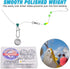 Fishing Weights Disc Sinkers, Coin Sinkers Saltwater Surf Catfishing Gear Tackle 8oz 6oz 5oz 4oz 3oz 2oz 1oz