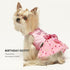 Fitwarm Dog Tulle Dress for Birthday Girl, Pink, Large, Dog Clothes for Small Dogs Girl, Cat Apparel