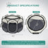 Goozii Pet Cat Playpen for Indoor Cats Enclosed, Puppy Dog Play Pen for Outdoor Travel Camping (Small Size, Beige