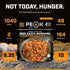 49g 1040 100% Backpacking 2 (2 Peak Refuel Beef Pasta Marinara | Protein | Calories | Real Meat | Premium Freeze Dried