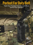 OneTigris Flashlight Holster - Molle Flashlight Holder Pouch for Belt, Tactical Flashlight Holder Made of 1000D Cordura