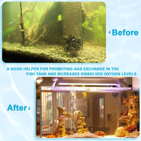 Cunno 200 Pcs Bio Balls Pond Filter Media, Black Aquarium Bio Media with Sponge for Fish Tank