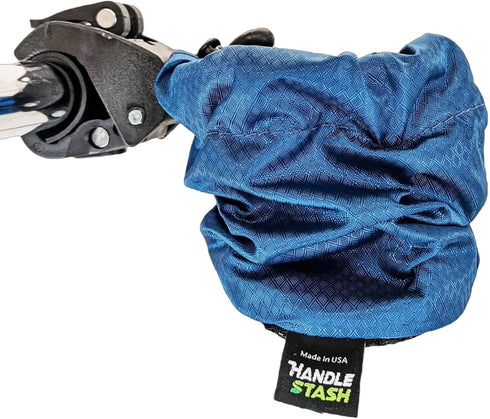 Shock-Absorbing Bike Cup Holder (Blucifer Blue Diamond), Fits All Handlebars, Adjustable for Any Size Drink