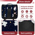 (1) White Baby Elephants Cat Carriers Dog Carrier Pet Carrier with Locking Safety Zippers for Cats, Kitties, Puppies