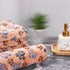 4 Pcs Pet Blanket Dog Puppy Blanket, Paw Print Fleece Blanket for Small Medium Pet Dog Cat, Warm Soft Sleep Mat, Guinea