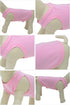2018 Pet Clothes Dog Blank T-Shirt Tanks for Small Medium Large Dogs, 100% Cotton Summer Vest (M, Pink)