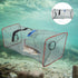 3pcs Abaodam Crab Fishing Traps Fishing Bait Crab Minnow Crawfish Lobster Shrimp Cast Net Nets Portable Folded