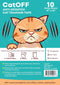 17x12 inch Furniture Protectors from Cats Scratch, Couch Protector for Cats, Anti Cat Scratch Furniture Protector, Couch Guard for Cats - Sofa Corner Scratching Training Tape Deterrent 10-Pack
