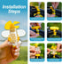 YOUNEEDFUL 2PCS Wind Driven Bicycle Lights, Cute Airplane Handlebar Pendant with LED Lights, Accessories for Electric