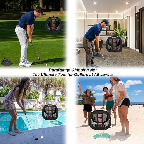 Pop-Up Golf Chipping Net - Ultimate Target Training Aids for Precision & Distance, Indoor | Outdoor Practice, Golfer