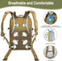 WOLT Tactical 45L Military Backpack for Men, Large 3 Day Assault Pack, Rucking Backpack for Hiking Survival (Khaki)