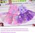 SEIS Flower Lace Dog Dress, Cat Princess Suspender Costume, Puppy Tutu Floral & Bow Clothes for Small Medium Dogs