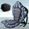 Universal Deluxe Kayak Seat Cushion with Storage Bag, 4 Adjustable Straps for Boat, SUP, Canoe, Rafting, Fishing