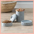 Park Life Designs Pet Bowl | Classic Water Bowl (Small, Grey)