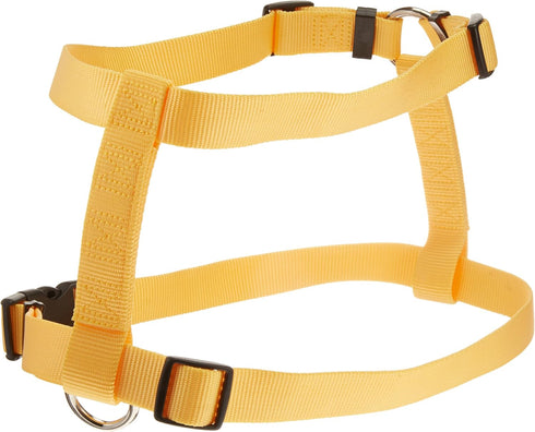 Kwik Klip Adjustable Nylon Pet Harness, Large, Yellow
