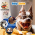 Soft Squeaky Dog Ball 2.56” - Latex Squeaky Toys for Medium and Small Dogs, 3pcs for Fetch and Chase