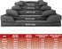 Replacement Outer Cover ONLY for The Dog's Bed, Washable Plush Fabric, Medium Size, Grey Plush
