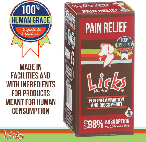 Dog Pain Relief - Inflammation Supplement, Gel Packets for Dogs, 30 Use