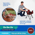 COOLAROO On the Go Cooling Elevated Dog Bed, Portable for Travel & Camping, Collapsible for Storage, Standard, Brick