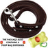 ADITYNA Premium Leather Dog Leash - 6 ft, Heavy-Duty, Soft & Strong for Small/Medium Dogs, Perfect for Walking,