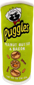 Huxley & Kent Puggles Can (Large) - Power Plush Dog Toy with Squeaker, Fun and Durable Dog Gift