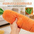 Generic Squeaky Carrot Dog Toy for Aggressive Chewers, Durable Chew Toy for Puppies Small Medium Large Dogs