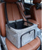 Beelike Dog Cat Car Seat, Collapsible Cat Puppy Car Carrier with Metal Frame,