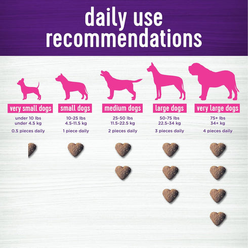 Immune 45 Count Wellness Salmon Flavored Soft Chew & Allergy Supplements for Dogs