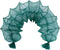 MAGICLULU Portable Fishing Trap Net 14-Part 2.1m Fish Cage Shrimp Lobster Minnow