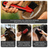 Amouu 9-Piece SteadyRide Pro - Professional Horse Grooming Kit - Stable-Ready Hanging Bag with Ergonomic Pro-Grip