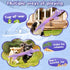 WOWBALA Interactive Tug of War Dog Toys for Small to Large Breeds-Squeaky Plush Puppy Toys with Crinkle Paper, Stuffed