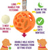 Chew King Ball Launcher with 2.5" Balls, 3" Balls, Medley 3pk/2.75", and Float and Glow Flyers