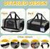 Petskd Pet Carrier 17x11x9.5, Alaska Airline Approved Travel Bag for Small Cats and Dogs, Grey
