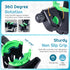 Zrafu 2-in-1 360 Stroller Cup Holder with Phone Holder - Universal Bike & Wheelchair Accessory, Rotatable, Anti-Slip