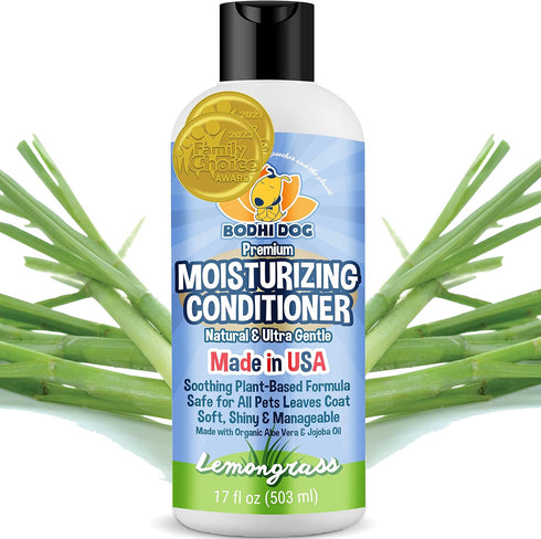 Bodhi Dog Gentle Moisturizing Conditioner - 17 oz - Soothing Plant-Based Formula with Aloe Vera & Jojoba Oil