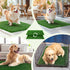 LOOBANI Dog Grass Pee Pads, Artificial Grass for Potty Tray, Indoor Outdoor Pee Grass for Dogs