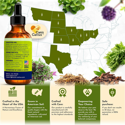 Antibiotics for Dogs and Cats, Natural Antibiotics for Pets, 2 Oz for Health Support