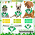 3Pack St. Patrick's Day Dog Costume - Puppy Bandana, Top Hat & Bow Tie Collar for Dogs & Cats