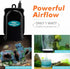 hygger Mini Air Pump Kit for 5-20 Gallon Fish Tank, 1W Small Fish Bowl with Air Tube and Bubbler Stone