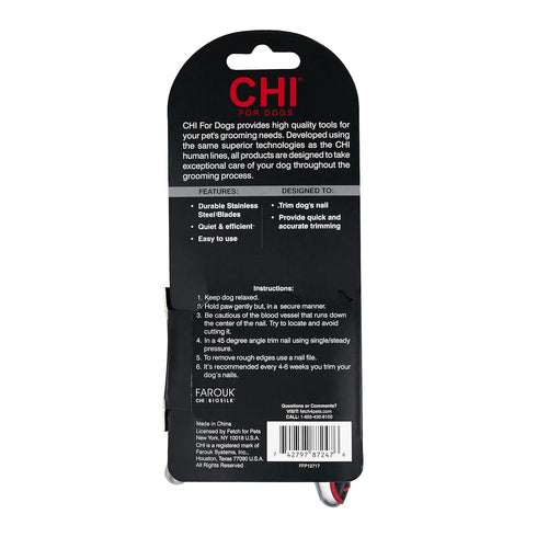 CHI Guillotine Nail Clipper for Pet Grooming