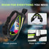 1000Lumens 230Rechargeable Running Light, Running Belt Running Gear with Night Running Light for Phone Waist Bag Light
