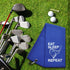 Hafhue Eat Sleep Repeat Embroidered Golf Towel - Golf Accessories Gift for Men, Women, Dad, Grandpa Golf Lovers
