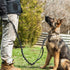 rabbitgoo Tactical Dog Leash, Bungee Training Leash with Shock Absorption, Black, 5.2FT with 2 Padded Handles