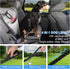 Tactical Dog Leash Heavy Duty, 4-6FT Shock Absorbing Bungee Leash with 2 Padded Handles for Medium Large Dogs, Black