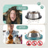 Ant Proof Cat Dog Bowl Tray, 2024 New Innovation Anti Ant Pet Food Dish Indoor, No Chemical Needed, Turquoise Green